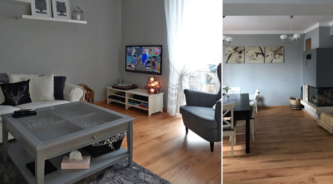 nowoczesny salon w luksusowej rezydencji do sprzedaży w Kaliszu