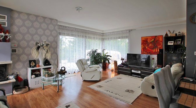 nowoczesny salon w ekskluzywnej rezydencji do sprzedaży Szczecin
