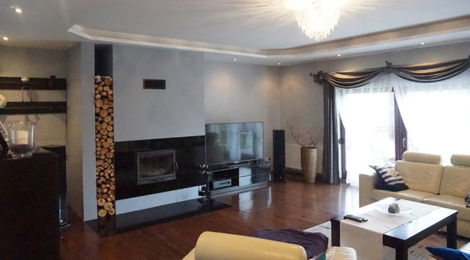 elegancki salon w ekskluzywnej rezydencji do sprzedaży Wrocław