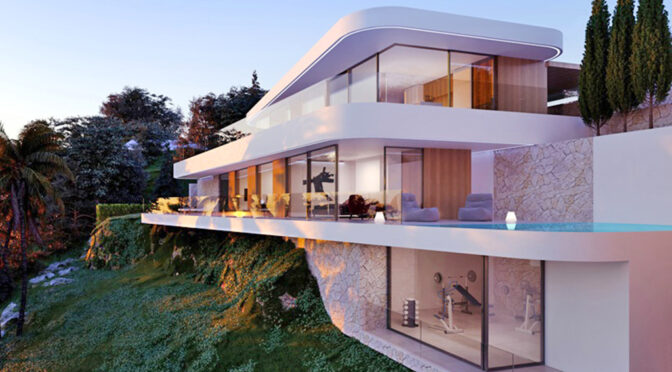 nowoczesny design luksusowej rezydencji na sprzedaż Hiszpania (Moraira)
