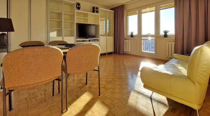 kameralny pokój dzienny w ekskluzywnym apartamencie do wynajmu Piotrków Trybunalski