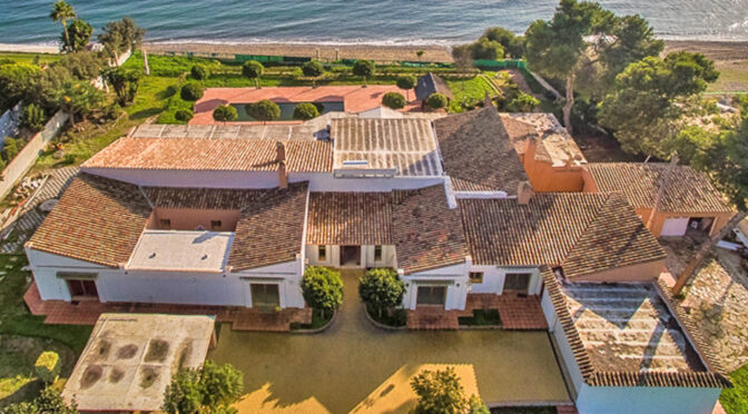 widok z lotu ptaka na luksusową rezydencję do sprzedaży Hiszpania (Costa Del Sol, Malaga)
