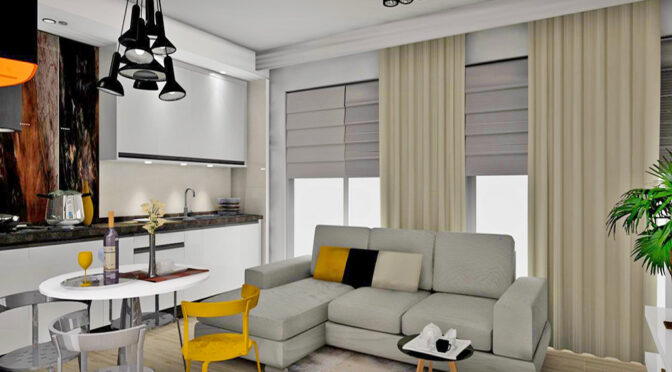 nowoczesny projekt ekskluzywnego wnętrza luksusowego apartamentu do sprzedaży Gorzów Wielkopolski